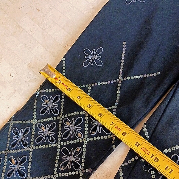 Women's pants- vintage Cache- sz 0..New pair,ribbon/bow design w sequins.. - Picture 12 of 15